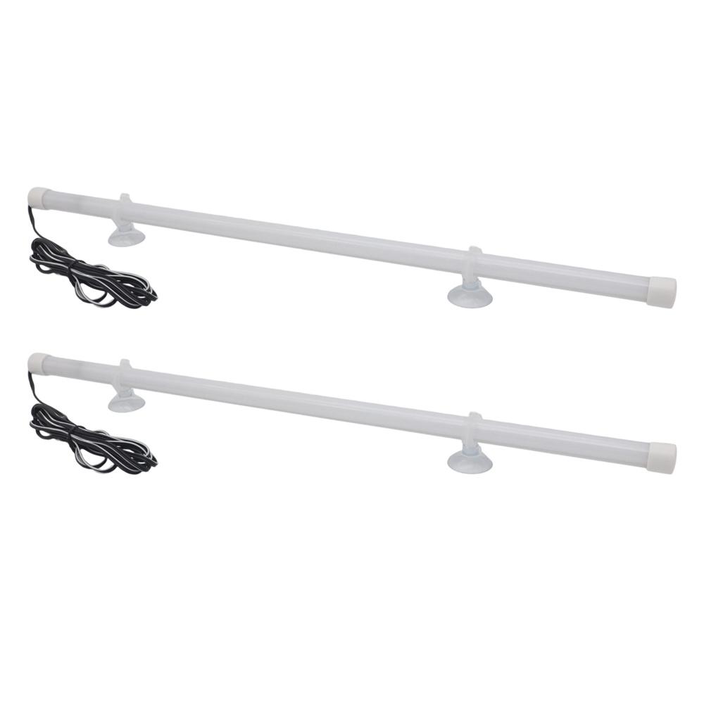 2pcs 12V White LED Interior Light Bar with Remote Controll For RV Awning Interio