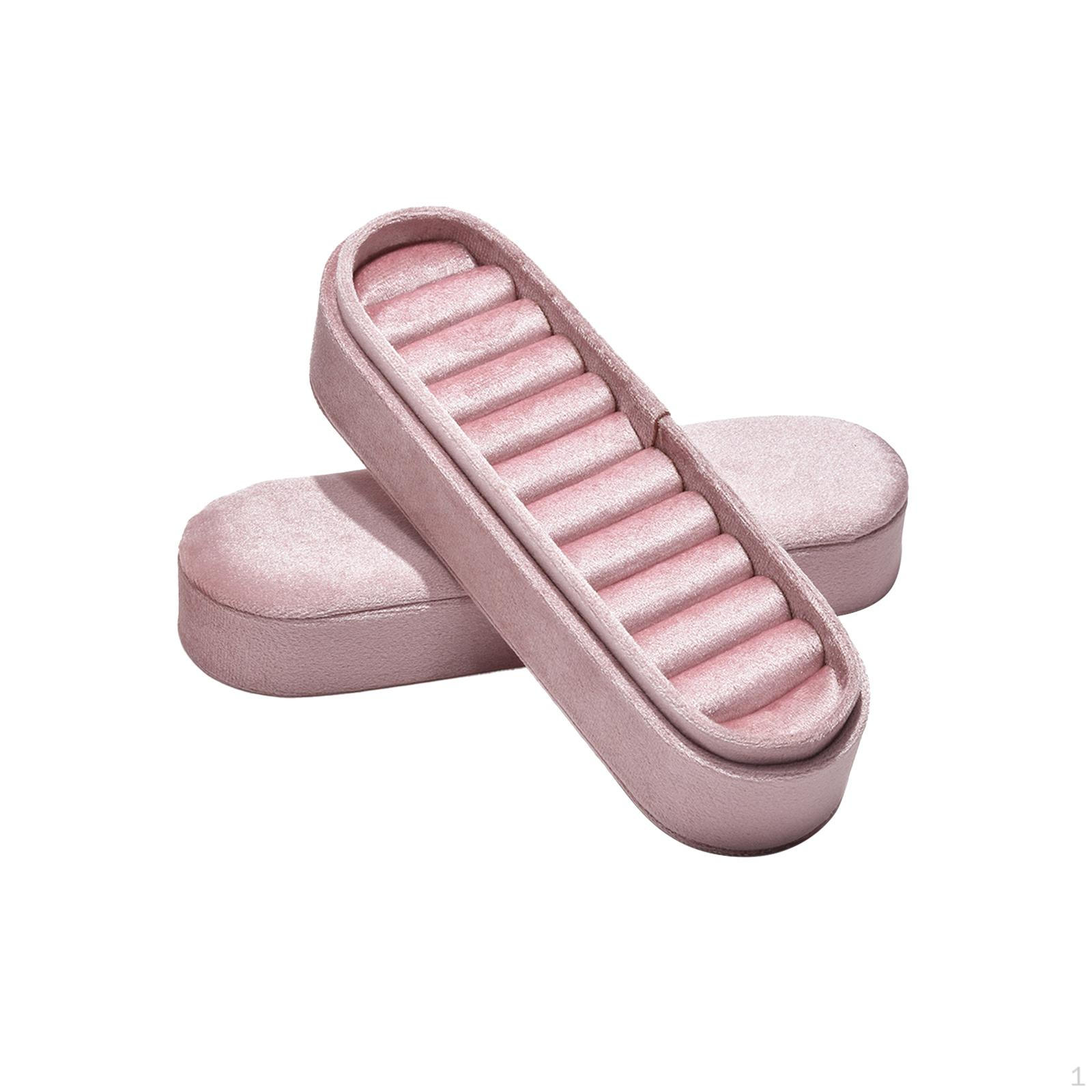 

Держатель для колец, ювелирных изделий, аксессуаров, сережек, футляр для хранения одежды розовый