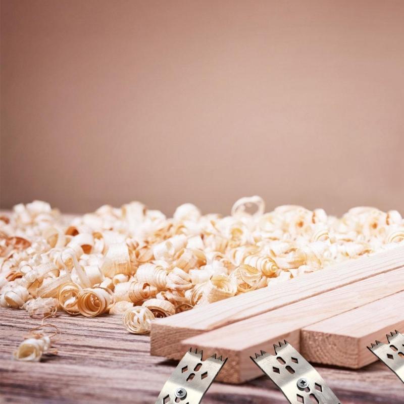 6pcs Slab Clamping Dogs for Woodworking Tools Pinch Dogs Router Sled Flattening Slabs and Benches Dog Hold Down Clamps