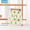 Youqi Baby Summer Cotton Open-Crotch Shorts