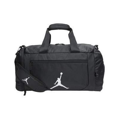 Jordan Logo-Aufdruck Verstellbarer Schultergurt Polyester Umhängetasche Crossbody-Tasche Sporttasche Große Unisex-Taschen Schwarz FB1757-011