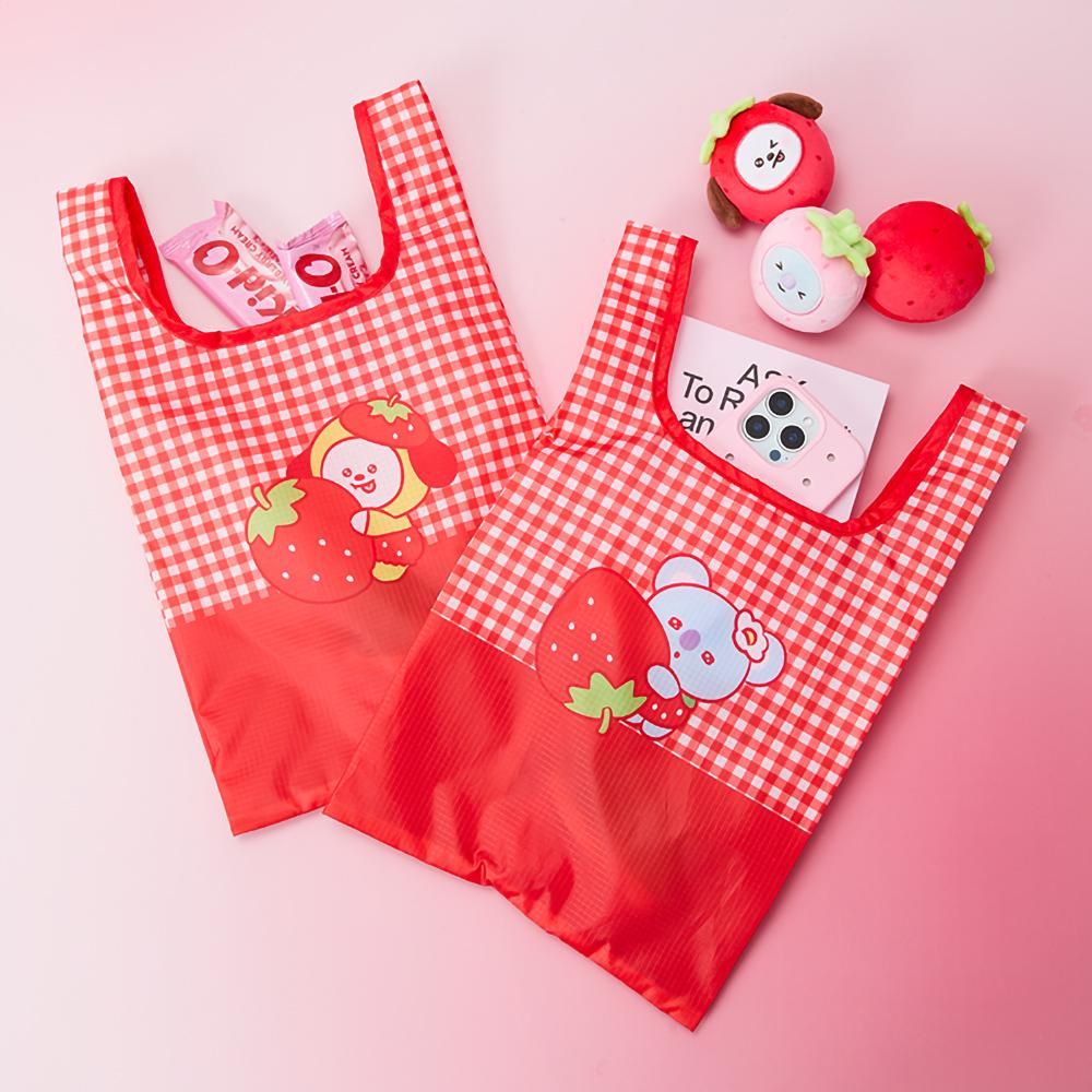 BT21 CHIMMY Strawberry Party Pouch Market Bag