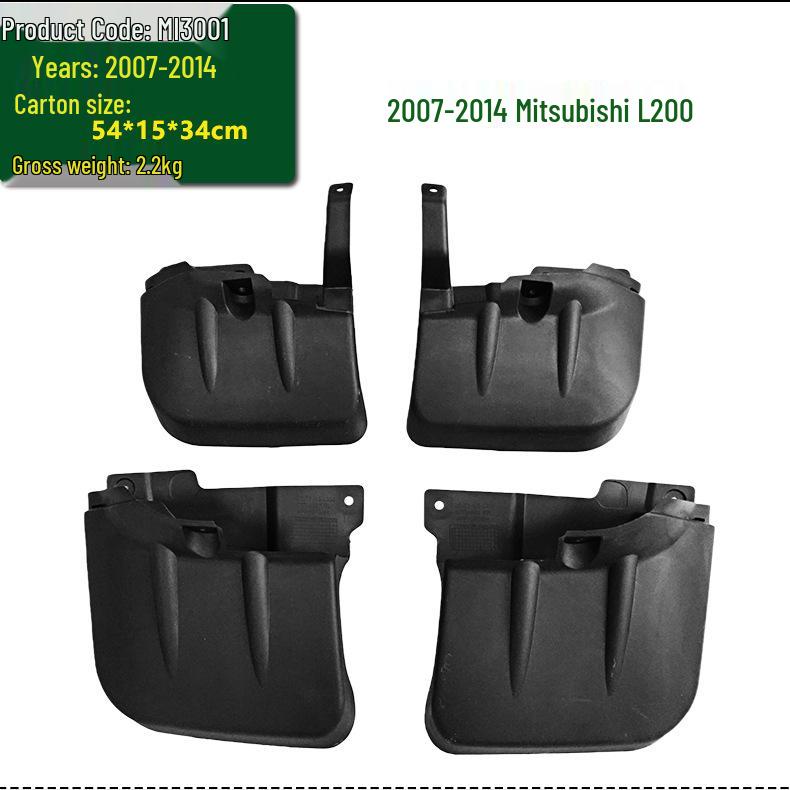 Kompatibel mit Reifen für 04-19 Pajero, 07 L200 und Schmutzfängern für 93 Lancer.