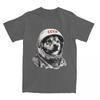 CCCP Rusia Laika Space Urss Astronauta Dog T-Shirt Men First dog in Space Cotton T-Shirts Summer O-Neck Tees Oversized Clothing