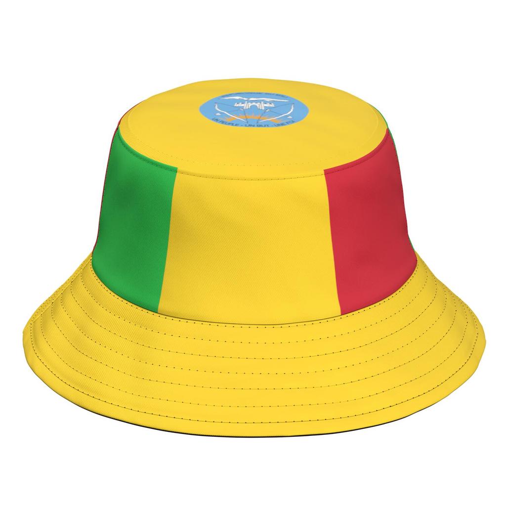 Mali Fisherman Hats Free Custom Made Name Number Bucket Cap Nation Flag Ml Republic French Country Malian Print Photo Headgear