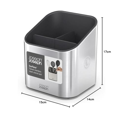 Joseph Joseph Surface Sink Storage Tray, Gray, Stainless Steel, 851645 [Authentic]