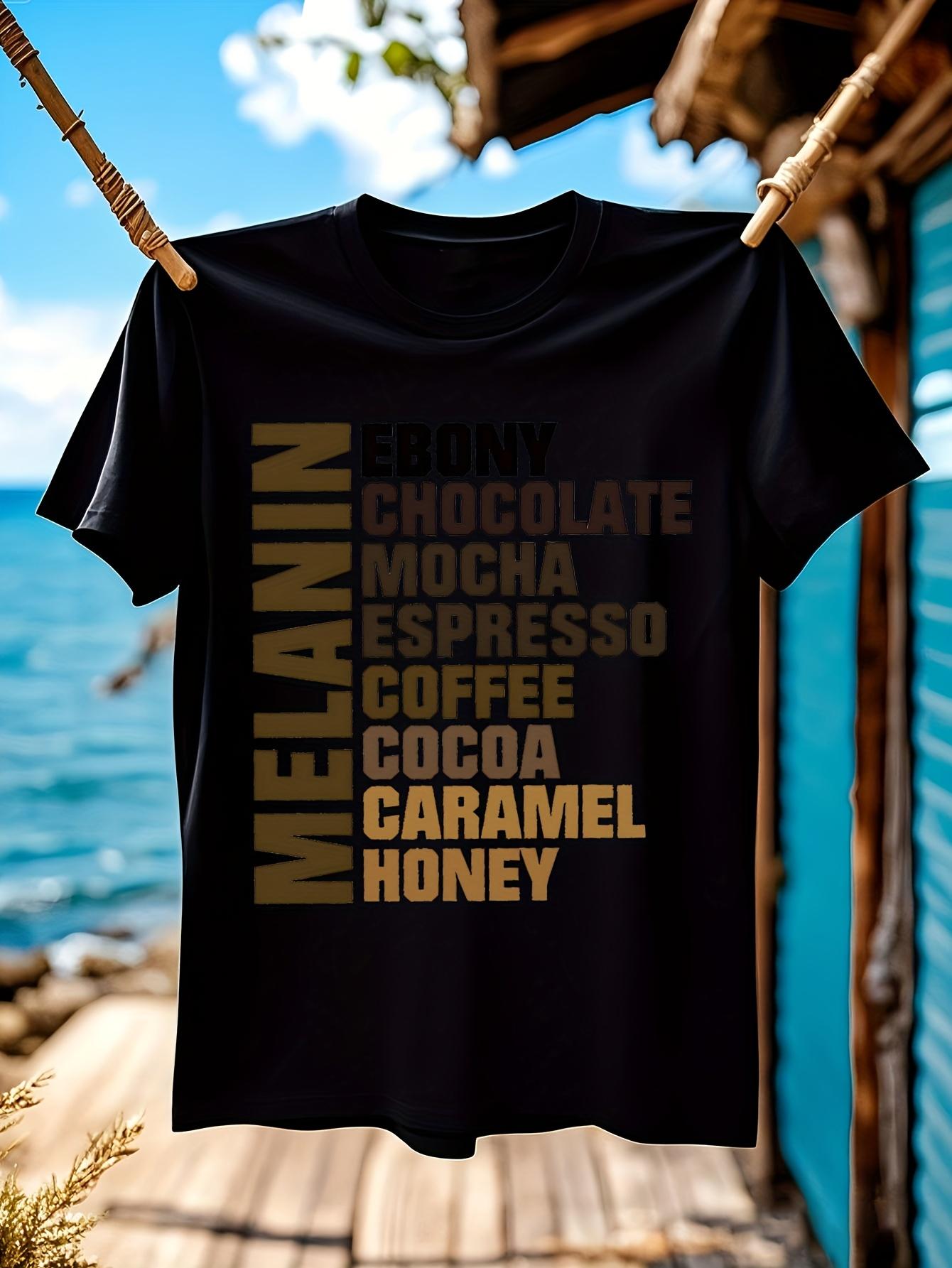 Graphic Tshirt Graphic Tshirt - Black with Bold Melanin T... L