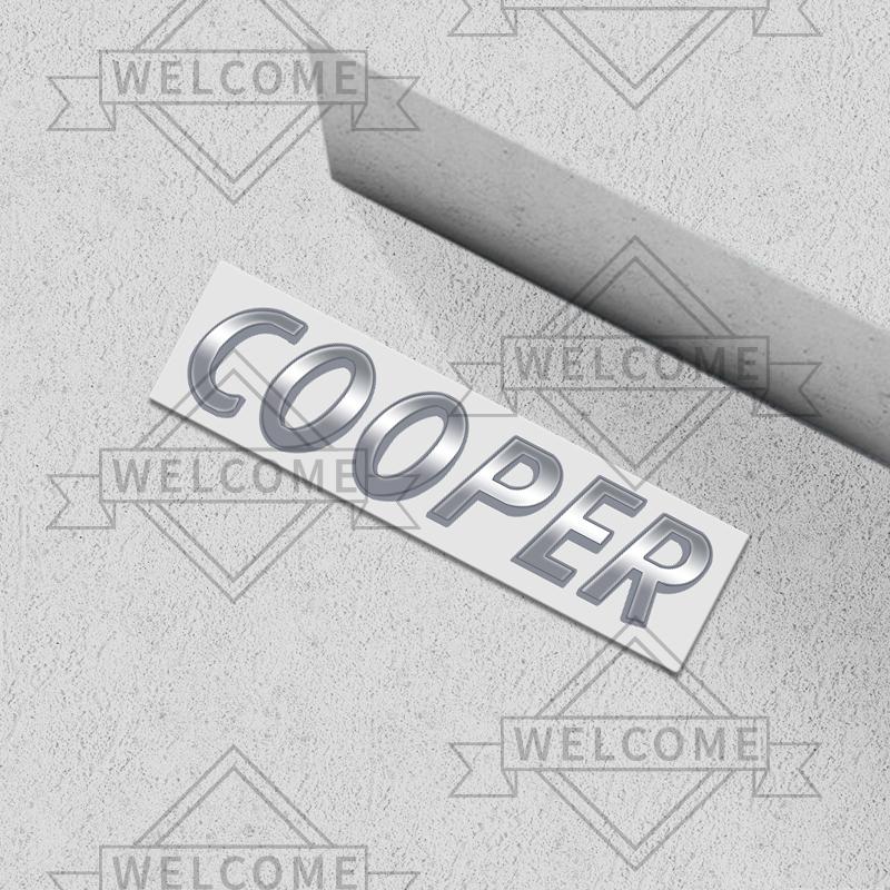 3D Car Stickers For Mini Cooper D SD Countryman Clubman Emblem Auto Body Letter Badge Trunk Decal Decoration Accessories