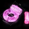 Cock Ring Vibrating Clitoral Stimulator Penis sleeve Erect Cockring Cage Erection Enhance Sex Product Sex Toys For adults 18+