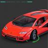 1/24 Lambos Countach LPI800-4 Supercar Alloy Model Diecast Sound Super Racing Lifting Tail Hot Car Wheel Gifts