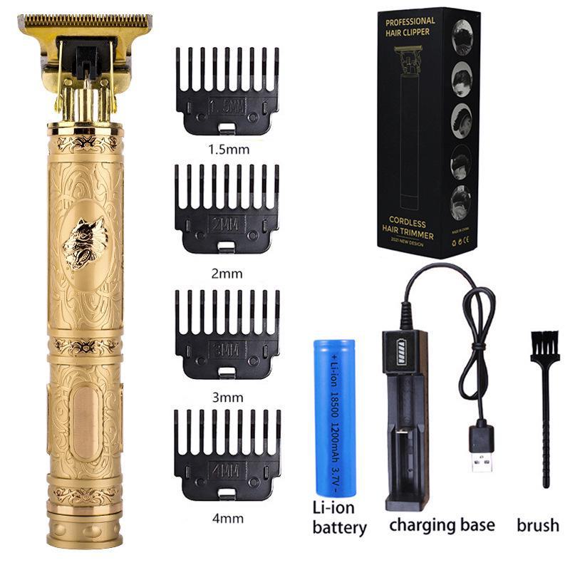 WAIKIL Electric Hair Clipper: Cross-Border Retro Carving Oil-Head & Bald Shaver