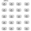 4/20Pcs Wheels For Furniture Stainless Steel Roller Self Adhesive Caster Home 360 Degree Load Bearing Swivel Universal Wheel