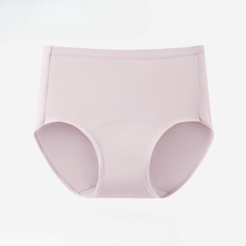 Plus Size Women s Summer Cotton Antibacterial Extended Briefs Hip Uncrotch Breathable Mid Waist Briefs S