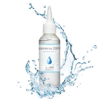 100 ml einer 1%igen wässrigen Lösung eines Hyaluronsäurepolymers