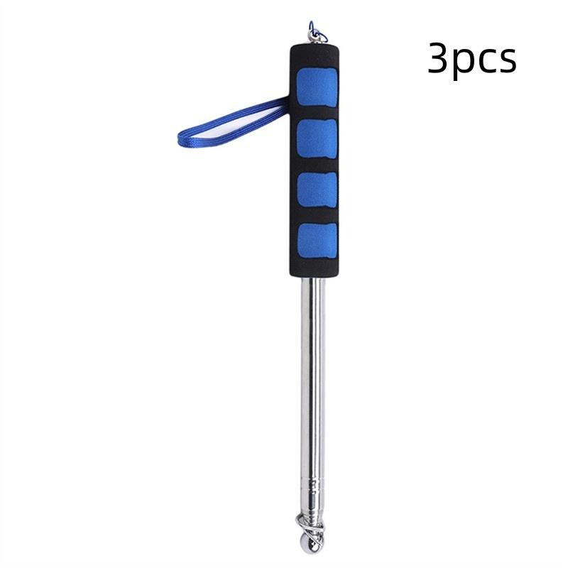 Telescopic Portable Flag Pole - 1.2M-1.6M Handheld Non-Slip Grip Teaching Pointer Stick For Events Parades