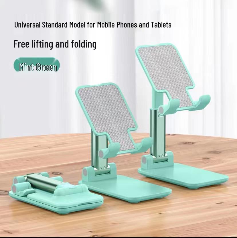 Multifunktionaler verstellbarer Handy- & Tablet-Ständer für Schreibtisch, Live-Streaming & Serien schauen - Faltbar & Tragbar