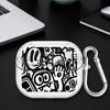 Street Graffiti Art Clear Earphone Cases Cover With Hook Case For Samsung Galaxy Buds Live 4Pro 2 2Pro 4 Pro 3Pro 3 FE