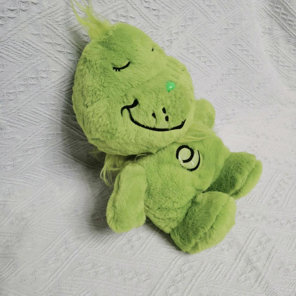 Breathing Glowing Grinch Plush Toy with Music  Light Sleep Aid for Kids