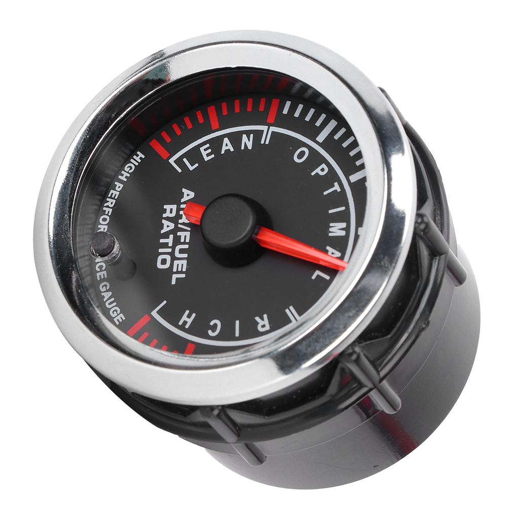 2in 12V Air Fuel Ratio Gauge 7 Colors LED High Accuracy Professional AFR Meter Universal for Car