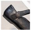 New Korean Style Girls' All-match Round-toe Soft-soled Leather Shoes for Spring and Autumn