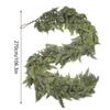 Cedar Garland Realistic Real Touch Winter Pine Garland for Mantle Holiday Atmosphere Props Party Supplies Mantle Fireplace Wall