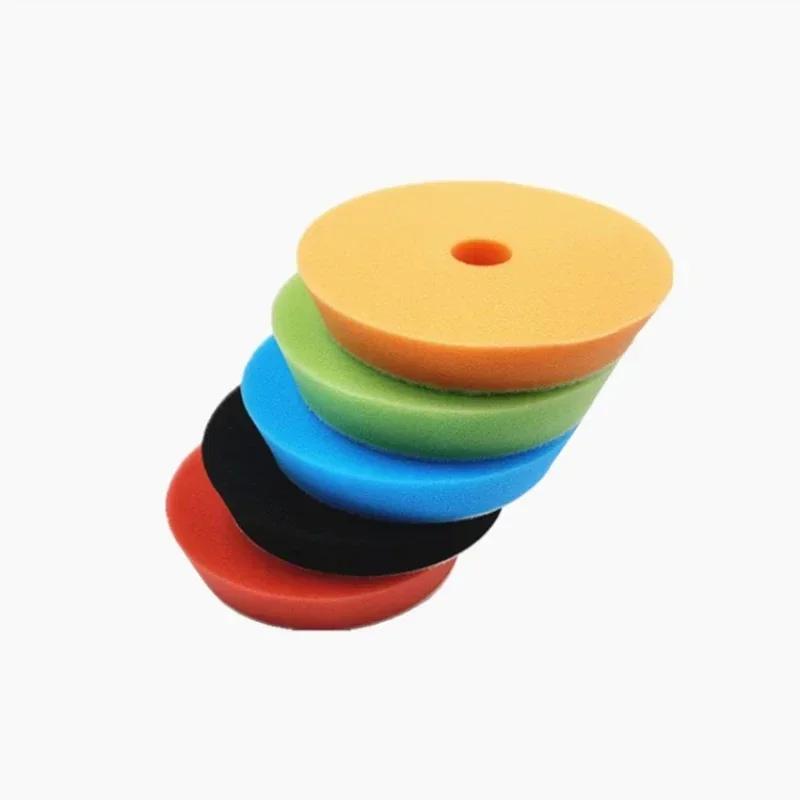

5 Pcs/lot 6 Inch Car Polishing Disc Sponge Wool Wheel Polishing Pad For Car Polisher Drill Adapter Self-Adhesive Buffing Waxing