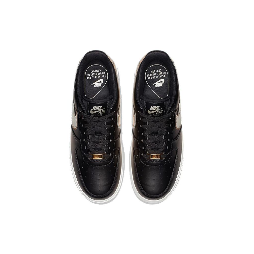 Nike Air Force 1 Low Swoosh Metallico Nero Donna AR0642-002