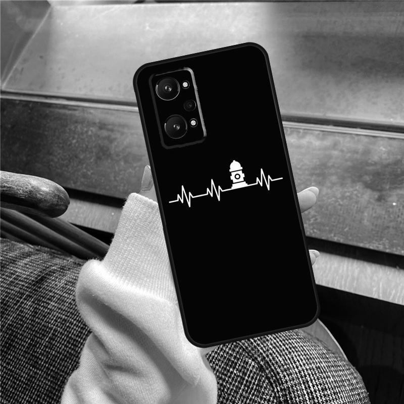 Firefighter Heroes Fireman Case For Realme 11 12 13 14 Pro Plus C53 C55 C51 C25 C63 C61 C65 C67 C71 C75 GT6 GT7 15 Pro