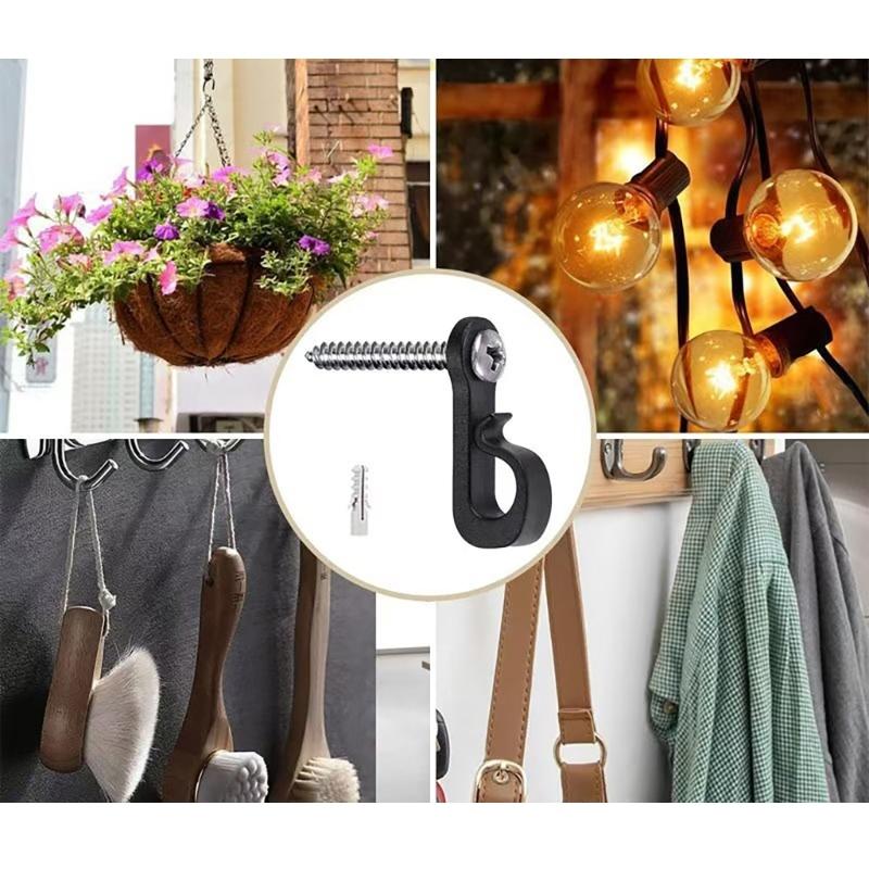 Practical Sturdy Plastic Gutter Hook Portable Accessory for Outdoor Use for Hanging Designs Christmas Light and More