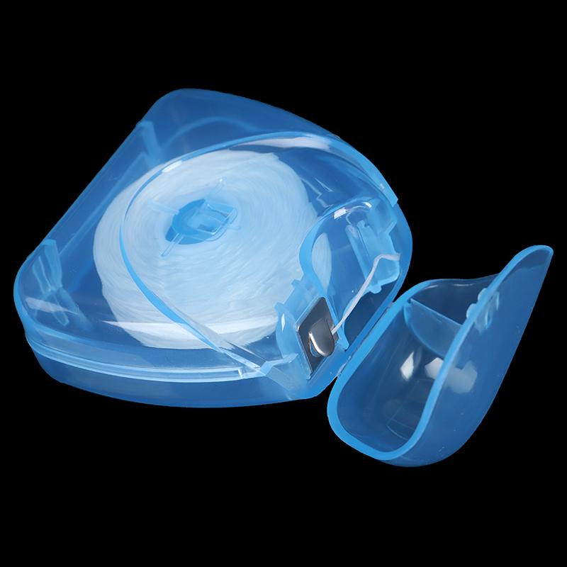Fil dentaire 50M saveur menthe poivrée hygiène bucco-dentaire nettoyage des dents brosse interdentaire