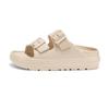 Platform Slippers Women's Summer New Wear Stepping On Shit Feeling Double Belt Sandals Non-slip Breathable Soft-soled Beach Shoes