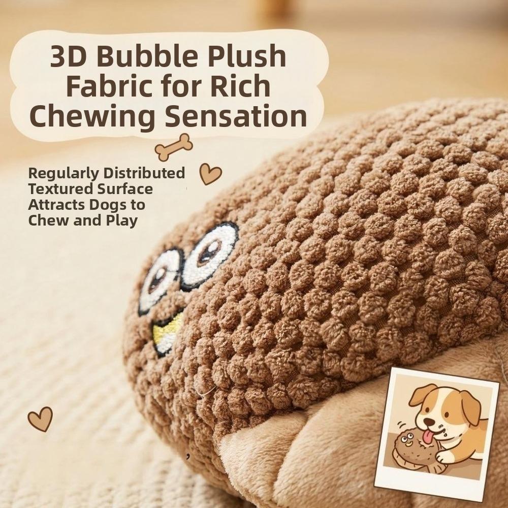 Soft Dog Soothing Toys Bite-Resistant Squeaky Toy Funny Dog Chew Toy For Dogs Cats