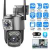 CCTV Camera V380 Pro 4K 8MP Wi-Fi 4G SIM Card Outdoor IP Security Camera Bidirectional Call Color Night Vision AI WiFi Camera