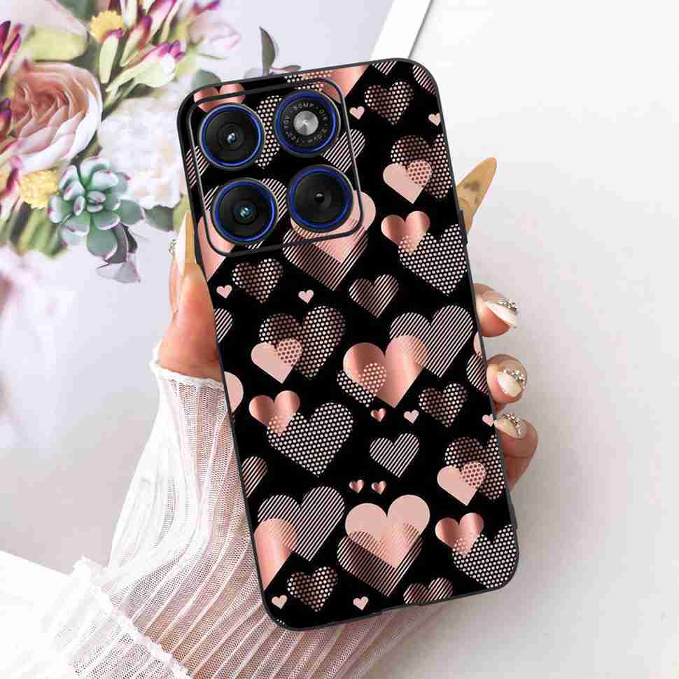 Lovely Cat For Motorola Edge 70 Case Cover Soft Silicone Phone Case For Motorola Edge70 Edge 70 5G Back Cover Bumper