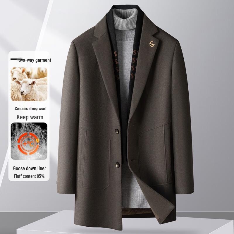 

Мужское деловое пальто FAPAI.EC PD445034313 3XL