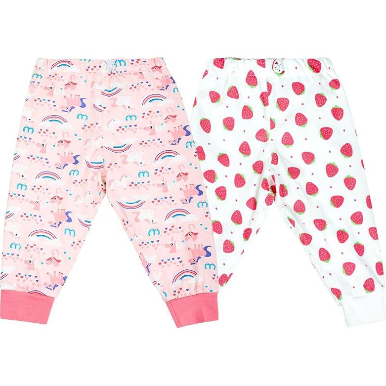 MOEMOE BABY Waterproof Diaper Pants for Potty Training 2 Packs Overnight Diaper Short for Toddler Boys and Girls 7-9T земляничный