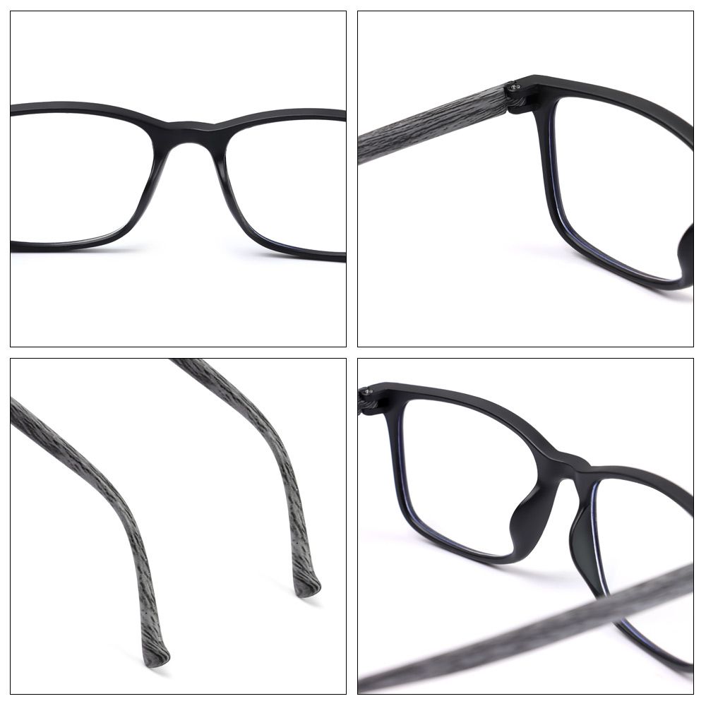 Wood Grain Shape Anti-Uv Blue Ray Reading Glasses Unisex Pc Frame Presbyopic Eyeglasses Far Sight Eyewear Strength +1.00~+4.00