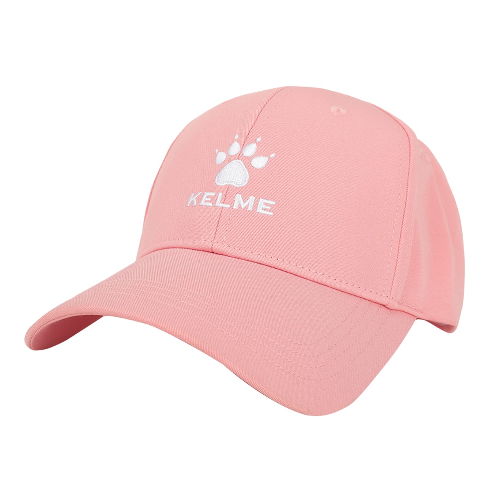 

Kelme Men s and Women s Unisex Breathable UV Protection Sports Hat for Walking and Jogging (Pink and White)