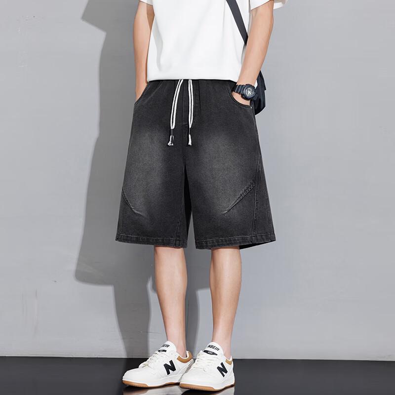 Men's Summer Loose Mid-Length Denim Shorts