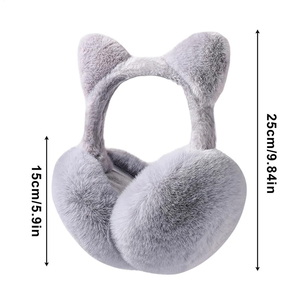 Ear Muffs For Winter Women Cute Warm Windproof Cover Folding Girls Warm Winter Ear Covers For Kids Girls Cold Weather Outdoor