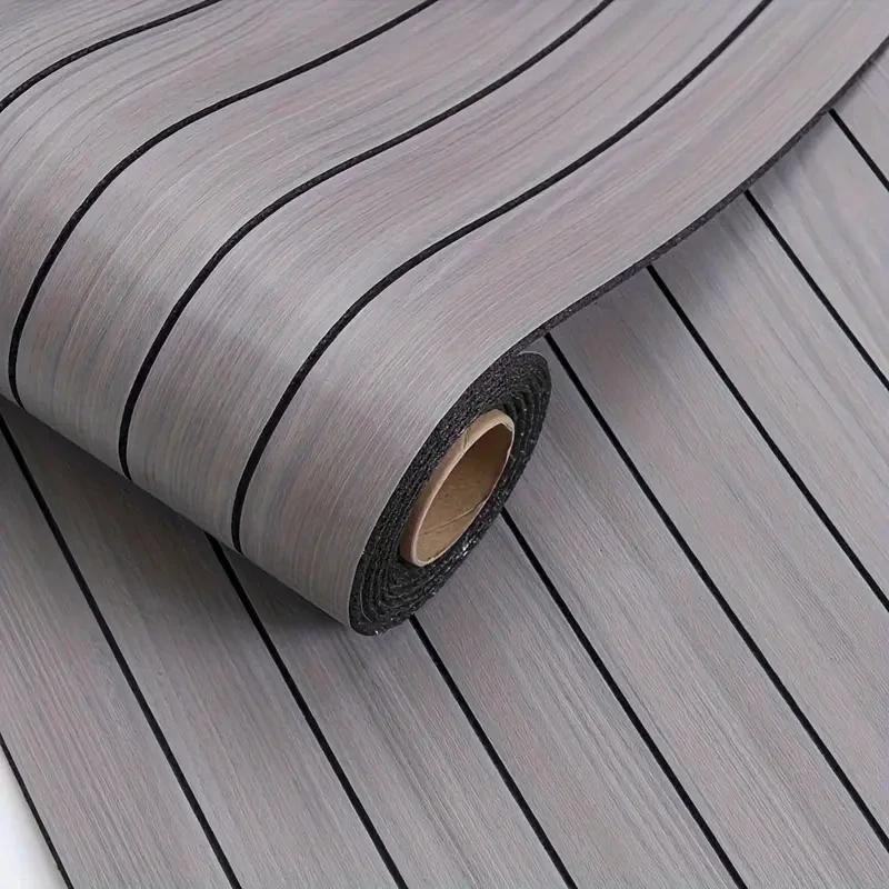 Moisture Resistant Suitable for Tenants Easy To Apply 3D Wood Grain Peel and Stick Wallpaper - Waterproof Removable Vinyl DIY