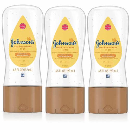 

Johnsons Baby Oil Gel Shea & Cocoa Butter 6.5oz (3 Pack) by Johnson s