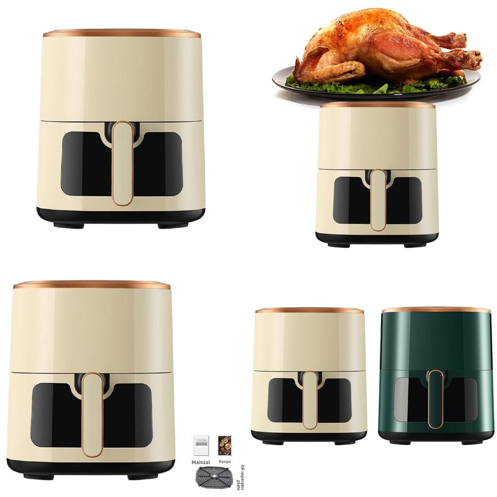 Air Fryer Household Smart Fully Automatic Visible Large Capacity Oilfree Electric Oven For Home Cooking