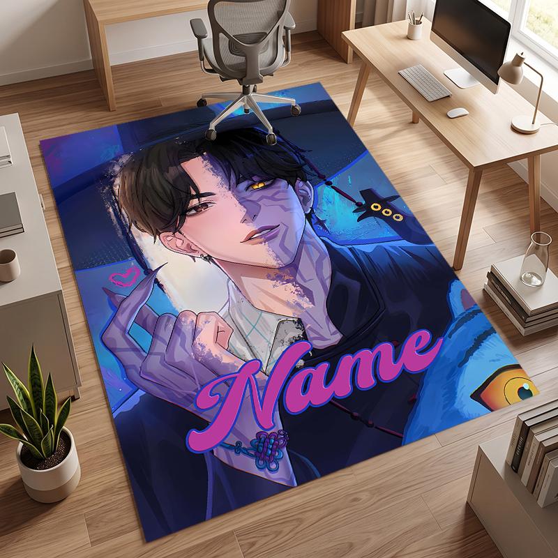 Jinu (14) Personalized Name Office Carpet Stylish Decor for Living Room Bedroom Kitchen
