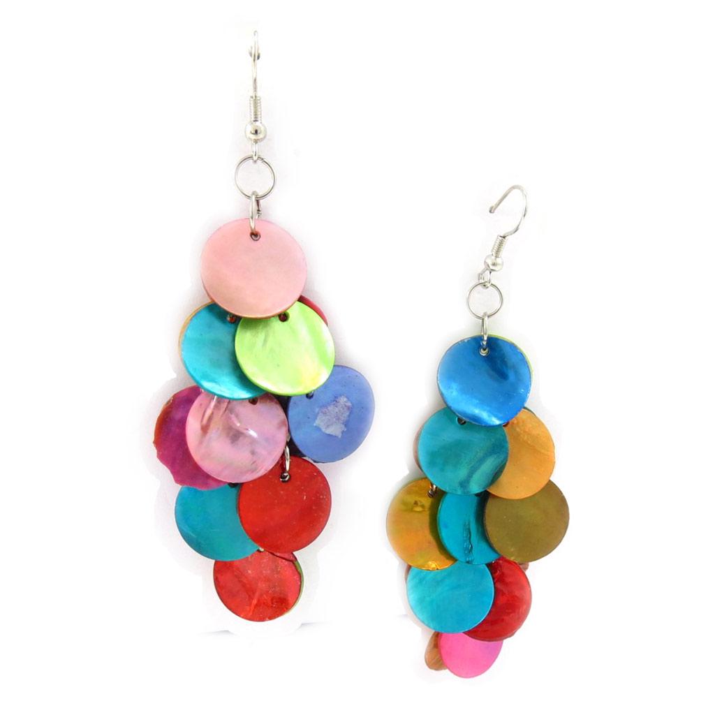 Les Trésors De Lily [K6496] - Multicolored 'Kilimanjaro' Earrings