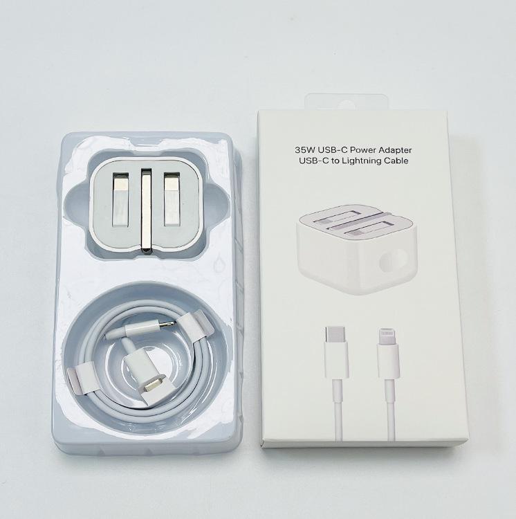 Caricabatterie PD da 20W/35W Compatibile con Apple 15 per iPad e iPhone con Cavo