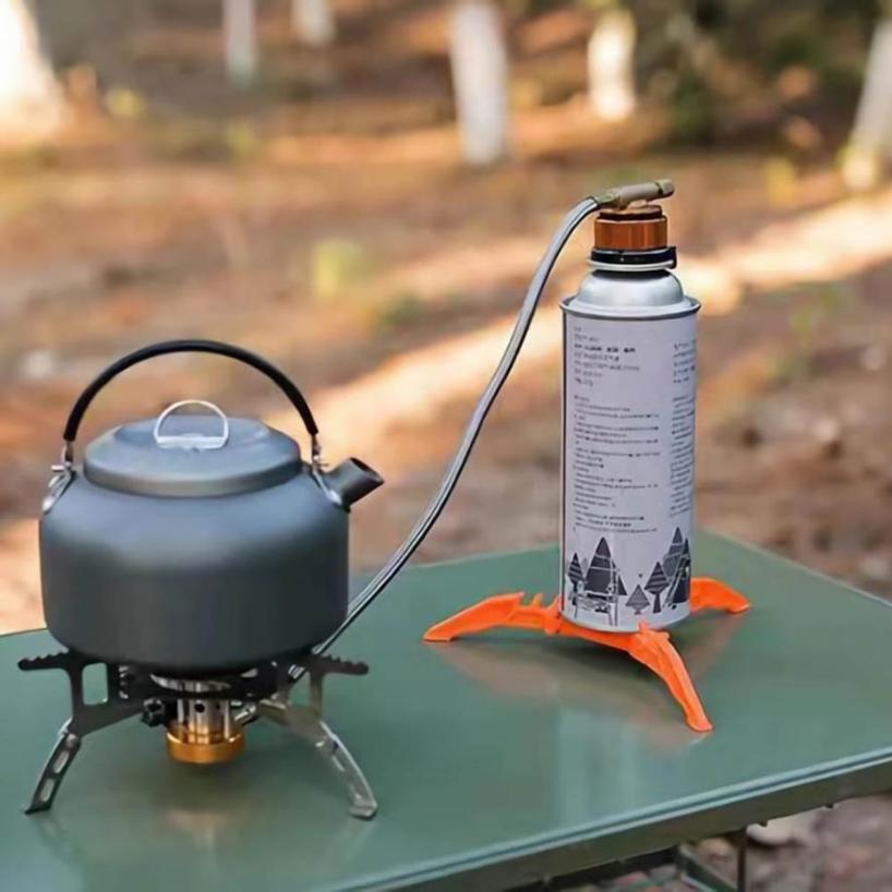 Outdoor Folding Gas Tank Stand Three-legged Stable Stand Long Gas Cylinder Flat Gas Tank Gas Portable And Simple Universal Base