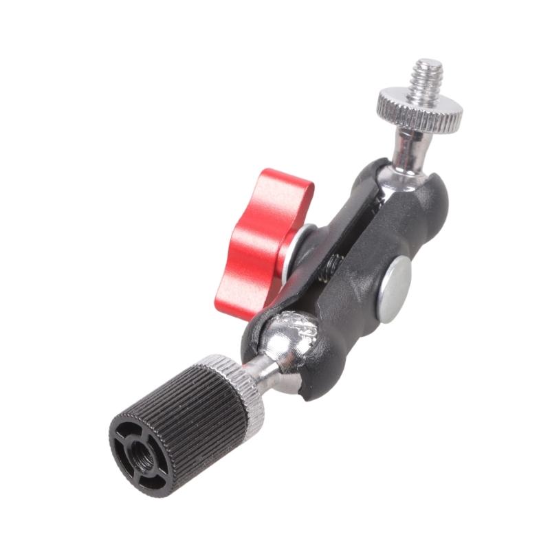 1/4inch Male To Female Joint Base Double Socket Arm Extension Arm Motorcycle Bike Phone Mount Camera Lighting