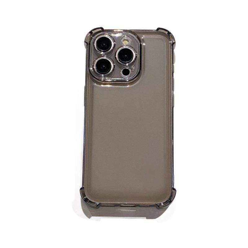 Transparent TPU Anti-Fall Soft Case for iPhone 16/15/14/13/12 Pro