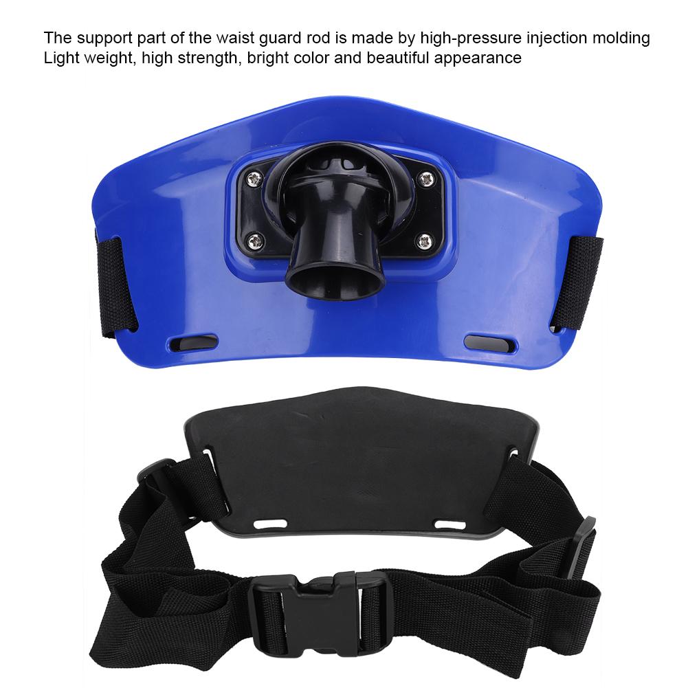 ABS Roterande Magtopp Bälte Fiskeutrustning Hård Plast Skyddande Båtfiske Utrustning(Blå)